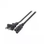 Napájací kábel EFB Elektronik EK496.1,8 čierny 1,8 m