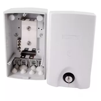 Elektroinštalačná skriňa EFB Elektronik 46049.1 sivá šírka 103 mm hĺbka 90 mm výška 185 mm
