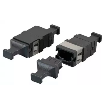 Optický adaptér EFB Elektronik 53458.1 MTP/MPO multimódový a single-módový, čierna, 12,9×20,5×9,3 mm