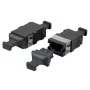 Optický adaptér EFB Elektronik 53458.1 MTP/MPO multimódový a single-módový, čierny, 12,9×20,5×9,3 mm