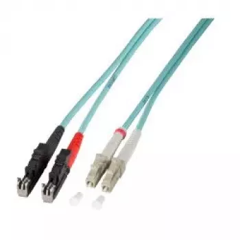 Optický kábel EFB Elektronik O0341.2 – OM4, 2 m, LC na E‑2000 (LSH), 50 µm, fialový