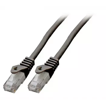 Sieťový kábel EFB Elektronik K8104SW.7,5 RJ-45 Cat6 7,5 m čierny