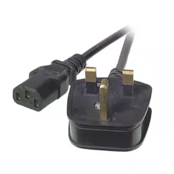EFB Elektronik EK500.5 Napájací kábel, UK BS 1363A na C13, 5 m, čierny