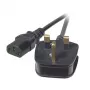 EFB Elektronik EK500.5 Napájací kábel, UK BS 1363A na C13, 5 m, čierny