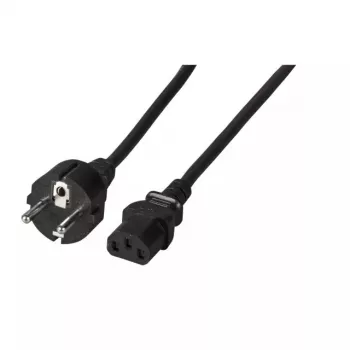 Napájací kábel EFB Elektronik EK508SW.5 čierny 5 m CEE7/7 konektor samica C13