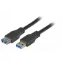 USB kábel EFB Elektronik K5237.1 USB 3.2 Gen 1 1 m čierny