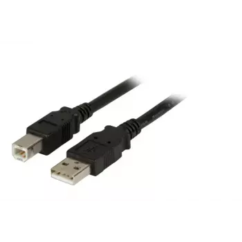 USB 2.0 dátový kábel EFB Elektronik K5256SW.1,5 — USB A na USB B, 1,5 m, čierny