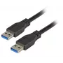 USB 3.2 Gen 1 (3.1 Gen 1) USB-A–USB-A dátový kábel 5 m — EFB Elektronik K5210SW.5, čierny