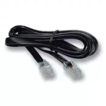 Telefónny kábel EFB Elektronik K2402SW.1 1 m čierny