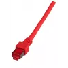 Sieťový kábel EFB Elektronik K5512.50 RJ-45 Cat6 50 m červený