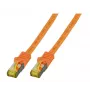 Sieťový kábel EFB Elektronik MK7001.7,5O RJ-45 Cat6a 7,5 m oranžový