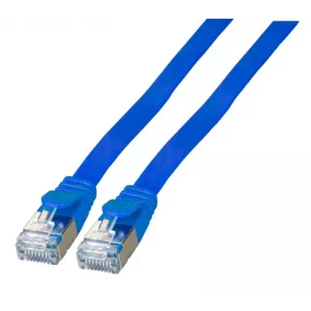 Sieťový kábel EFB Elektronik K5545BL.5 RJ-45 Cat6a 5 m modrý