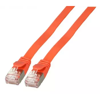 Sieťový kábel EFB Elektronik K5545RT.1 RJ-45 Cat6a 1 m červený