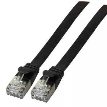 Sieťový kábel EFB Elektronik K5545SW.1 RJ-45 Cat6a 1 m čierny