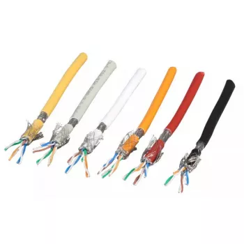 Sieťový kábel EFB Elektronik MK7104.100GR S/FTP Cat7 100 m zelený