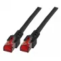 Sieťový kábel EFB Elektronik K5515.40 čierny 40 m Cat6 S/FTP