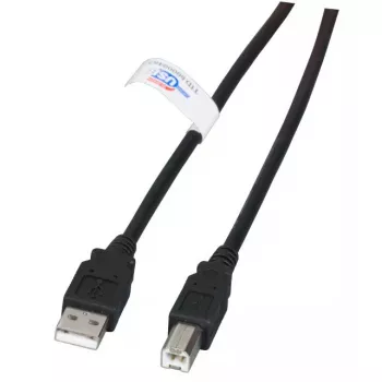USB kábel EFB Elektronik K5203.1,8 1,8 m USB A USB B čierny