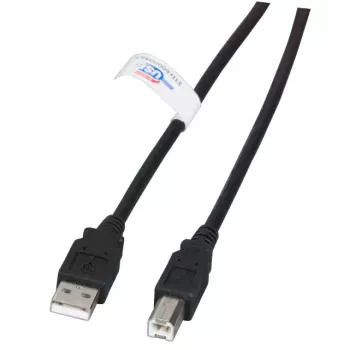 USB kábel EFB Elektronik K5203.3 3 m USB A USB B čierny