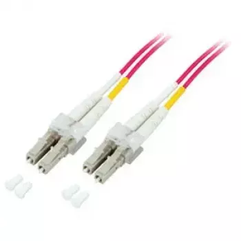 EFB Elektronik O0319.0,5OM5 Duplexný optický patch kábel, LC-LC, OM5 50/125 µm, LSZH, 0,5 m, limetkovozelený