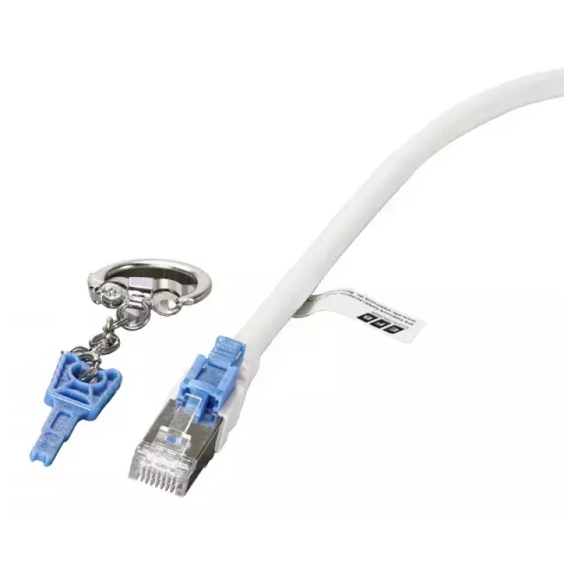 Sieťový kábel EFB Elektronik K5539WS.2 RJ-45 Cat6a 2 m biely