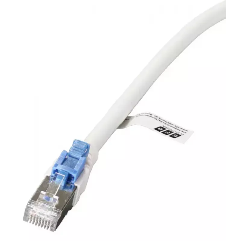 Sieťový patch kábel EFB Elektronik K5539WS.3 Cat6a S/FTP (S-STP) RJ‑45 na RJ‑45 3 m biely