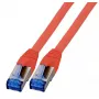 Sieťový kábel EFB Elektronik K5525FRT.1,5 RJ-45 Cat6a 1,5 m červený