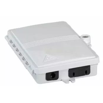 Optická vonkajšia nástenná rozvodná krabica EFB Elektronik FTTH, 2x SC Simplex alebo LC Duplex, IP65