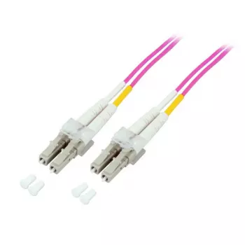 Optický kábel EFB Elektronik O0319.2 — OM4, 2 m, LC na LC, 50 µm, plný duplex, fialový