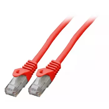 EFB Elektronik K8104RT.0,25 RJ-45 Cat6 U/UTP patch kábel, 0,25 m, červený