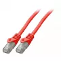 EFB Elektronik K8104RT.0,25 RJ-45 Cat6 U/UTP patch kábel, 0,25 m, červený