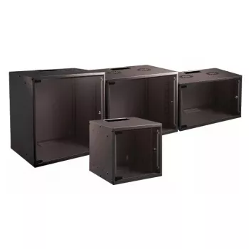 Nástenný serverový rack EFB Elektronik WGB-1906TS.45 — 6HE, maximálne zaťaženie 80 kg, čierny