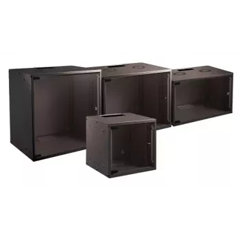 Nástenný rack EFB Elektronik WGB-1909TS.60 9U, max. nosnosť 80 kg, čierny