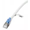 Sieťový kábel EFB Elektronik K5539WS.1 Cat6a S/FTP (S-STP) biely 1 m RJ-45
