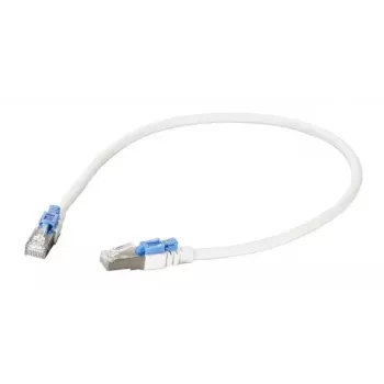 Sieťový kábel EFB Elektronik K5539WS.1 Cat6a S/FTP (S-STP) biely 1 m RJ-45