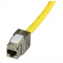 Keystone modul EFB Elektronik E-20092 plochý strieborný RJ-45