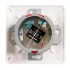 Zápustná FTTH dátová zásuvka EFB Elektronik FTTH-OUTLET-SC-OM3 biela
