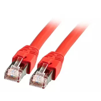 Sieťový kábel EFB Elektronik K5528RT.5 červený 5 m Cat8.1 S/FTP
