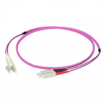 Optický kábel EFB Elektronik O0323FT.50 50 m LC SC fialový