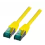 Sieťový kábel EFB Elektronik MK6001.15Y RJ-45 Cat6a 15 m žltý