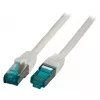 Sieťový kábel EFB Elektronik MK6001.25G RJ-45 Cat6a 25 m sivý
