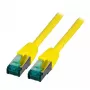 Sieťový kábel EFB Elektronik MK6001.25Y RJ-45 Cat6a 25 m žltý