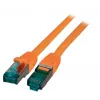 Sieťový kábel EFB Elektronik MK6001.10O RJ-45 Cat6a 10 m oranžový