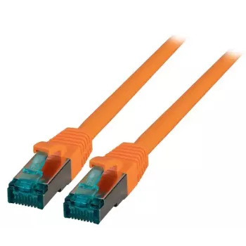Sieťový kábel EFB Elektronik MK6001.15O RJ-45 Cat6a 15 m oranžový