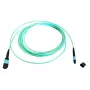 Optický MTP kábel EFB Elektronik MTPF12MTPFOM3-2-A — OM3, 2 m, 50 µm, aqua