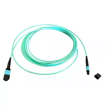 Optický MTP kábel EFB Elektronik MTPF12MTPFOM3-5-A — OM3, 50 µm, 5 m, aqua