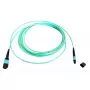 Optický MTP kábel EFB Elektronik MTPF12MTPFOM3-5-A — OM3, 50 µm, 5 m, aqua