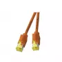 Sieťový kábel EFB Elektronik K8560OR.40 — Cat6a S/FTP (S-STP), RJ-45 na RJ-45, 40 m, oranžový