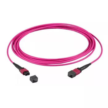 Optický kábel EFB Elektronik MTPF72MTPFOM4-15-A 15 m OM4 MTP–MTP fialový