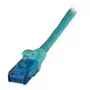 Sieťový kábel EFB Elektronik K8109GN.0 0,5 m Cat6a U/UTP RJ-45 zelený