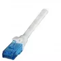 Sieťový kábel EFB Elektronik K8109GR.2 — Cat6a U/UTP, RJ-45 na RJ-45, 2 m, sivý